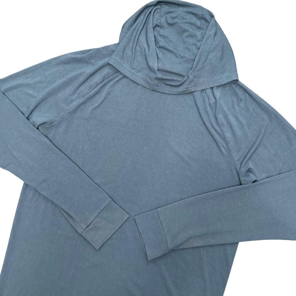 Free Fly Bamboo Lightweight Hoodie Men Size M Gray Active Outdoor Sun Protection